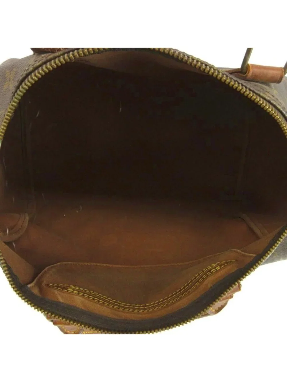 Louis Vuitton Vintage Speedy 30 Monogram Miniboston Leather All Over Pattern